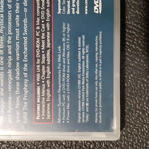 DVD Wrath of the Ninja - Picture 4 of 4